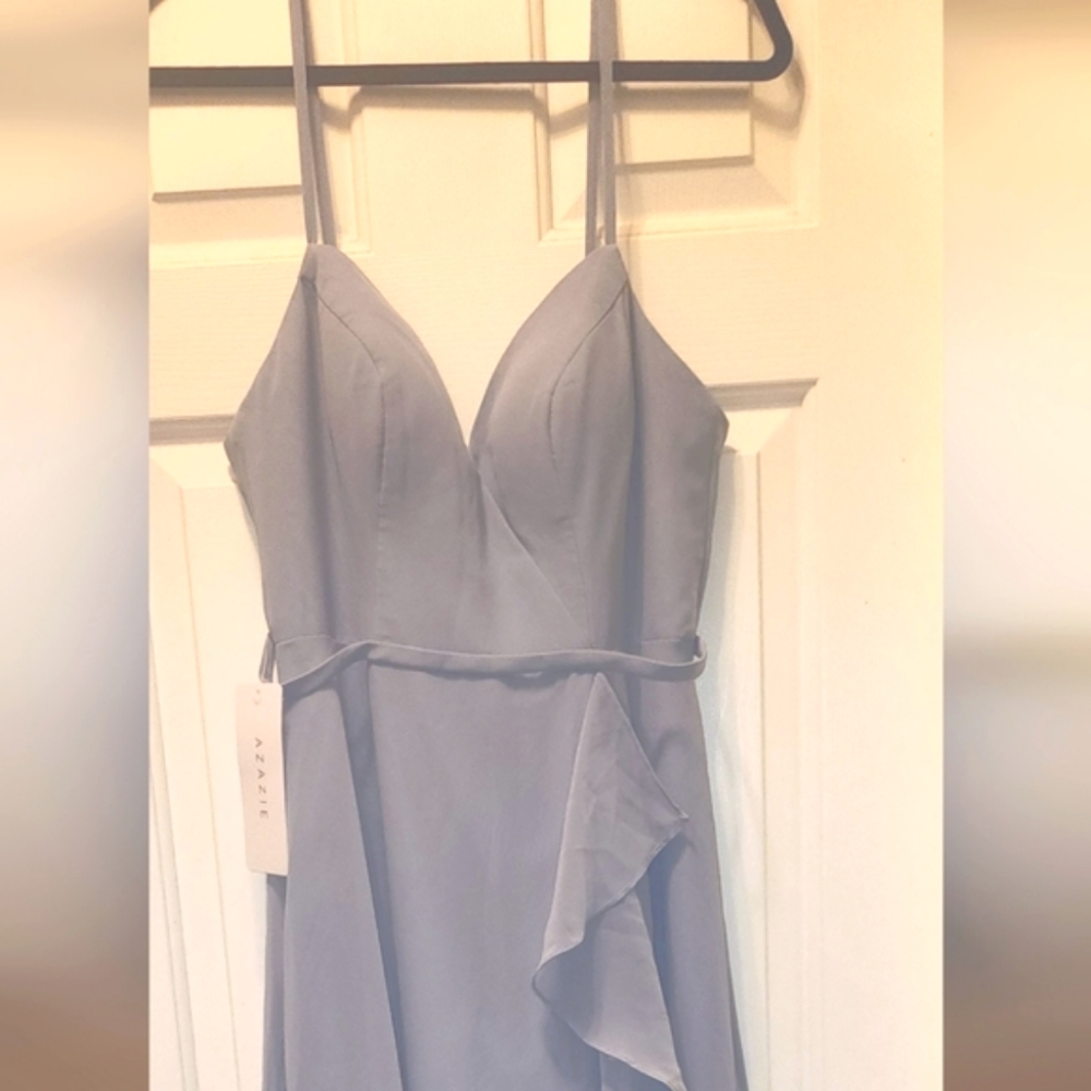 Dusty Blue Braidsmaid Dress NWT